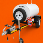 1000 Litre  Stainless Steel Fuel Bowser Trailer