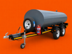 2500 Litre Mild Steel Fuel Bowser Trailer – Heavy-Duty Diesel Bowser for Sale