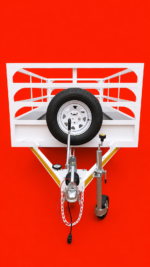 3 Meter cargo trailer  Braked 14" 3000 kg GWM - Image 3