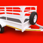 3 Meter cargo trailer  Braked 14" 1500 kg GWM