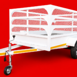 3 Meter trailer Non-Braked 14" WHEELS  750KG GWM