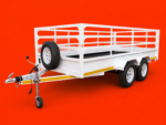 4 Metre Double Axle Open Cargo Trailer  3000 KGS GWM