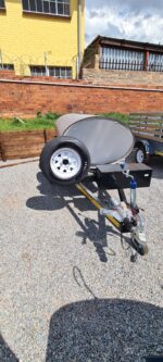 500 liter stainless steel bowser tanker trailer - Image 5