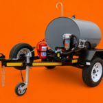 500 Litre Mild Steel Fuel Bowser Trailer