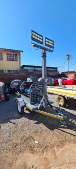 Mobile Light Tower Trailer – 5.5kVA Diesel Generator | 7–8 Meter Mast - Image 6