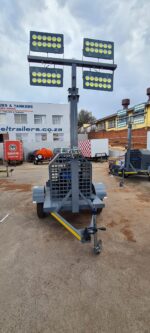 Mobile Light Tower Trailer – 5.5kVA Diesel Generator | 7–8 Meter Mast - Image 8