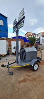 Mobile Light Tower Trailer – 5.5kVA Diesel Generator | 7–8 Meter Mast - Image 9