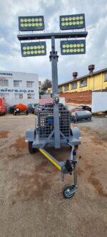 Mobile Light Tower Trailer – 5.5kVA Diesel Generator | 7–8 Meter Mast - Image 12