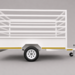 3 Metre Livestock / Animal Trailer – Heavy-Duty Single Axle Non-Braked Trailer